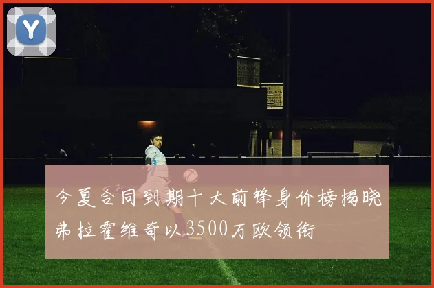 今夏合同到期十大前锋身价榜揭晓弗拉霍维奇以3500万欧领衔